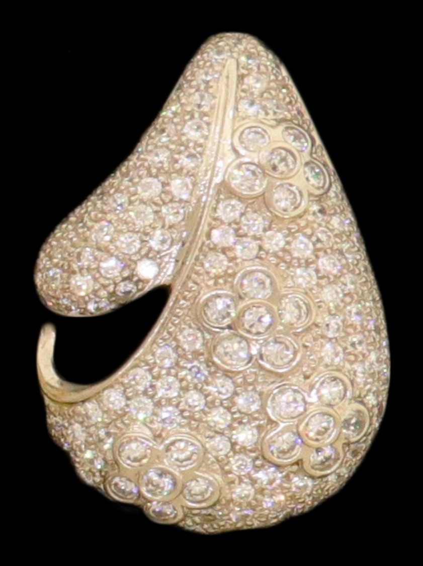 18K White GOLD PENDANT